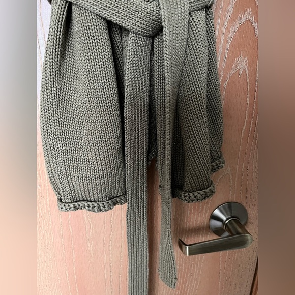 Michael Kors Olive Green 100% Cotton Sweater - Picture 3 of 6